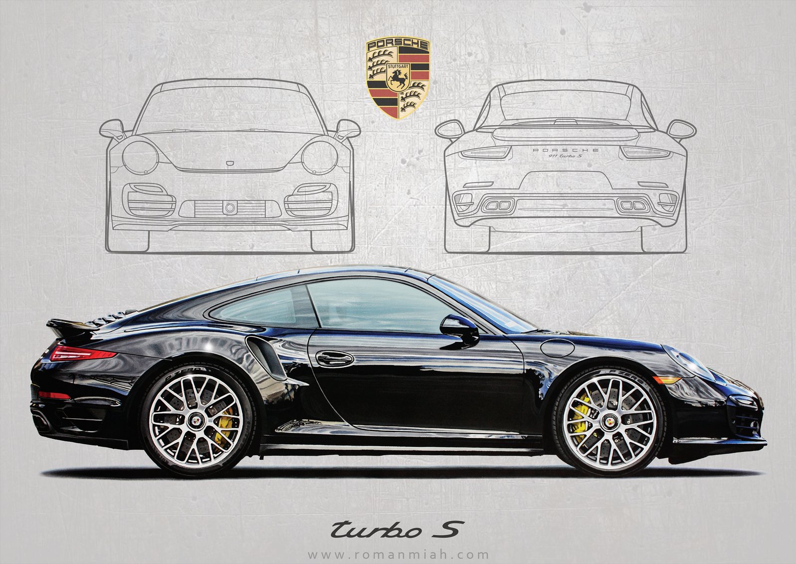 Porsche+911+Turbo+S+Print+1+